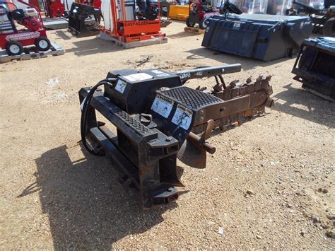 skid steer trencher attachments|lowe skid steer attachments.